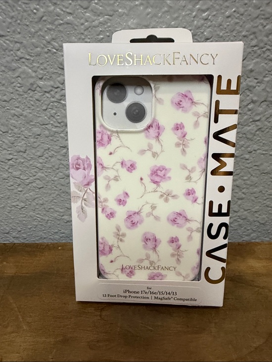 LoveShackFancy Other - Case Mate LoveShackFancy Pink Floral Matte iPhone 17e/16e/15/14/13 Case